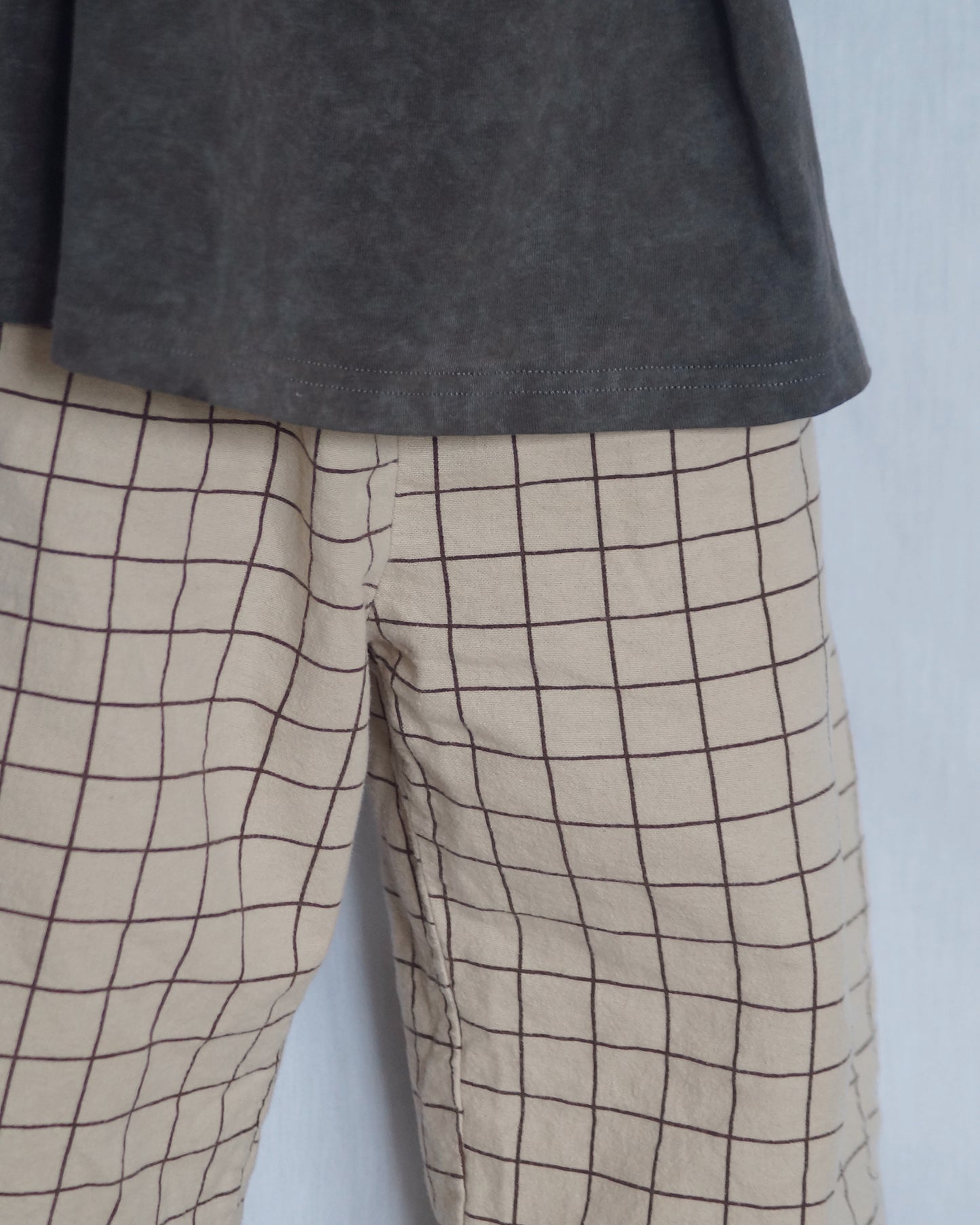 painters pants | brown checks